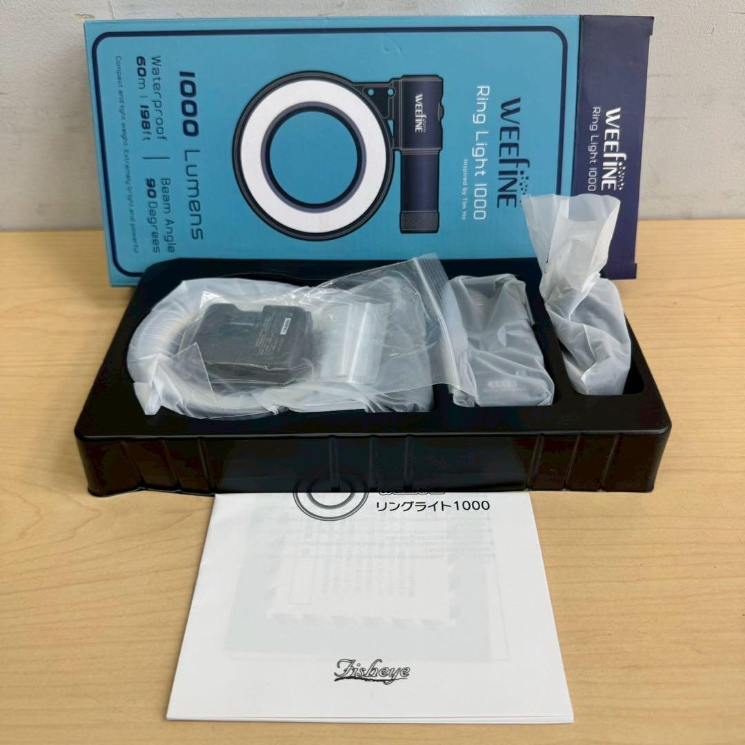 は*る様 SI298 WEEFINEリングライト1000 水中撮影LEDライト