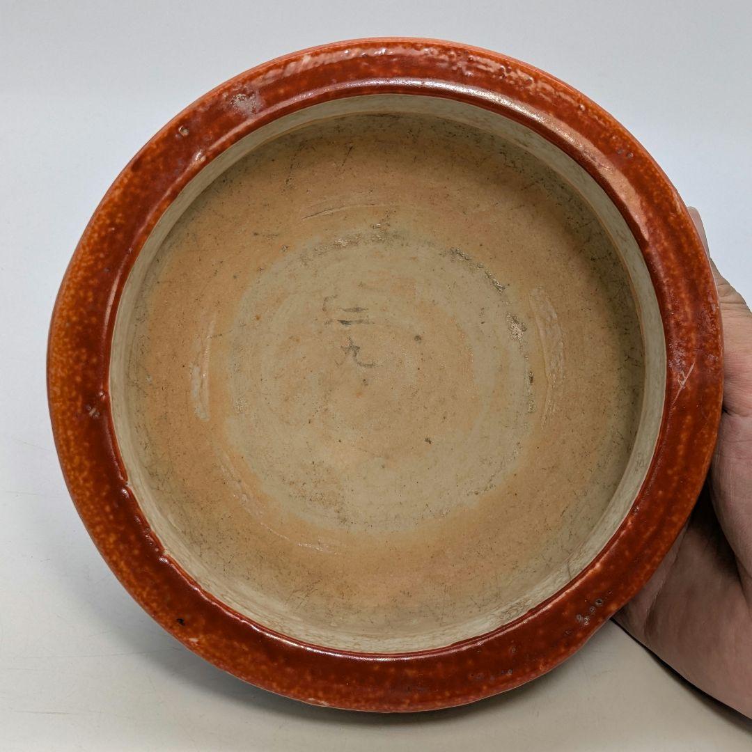 大正～昭和初期 赤絵香炉 香道具 仏具 お香 アロマグッズ 香爐 置物 色絵付け