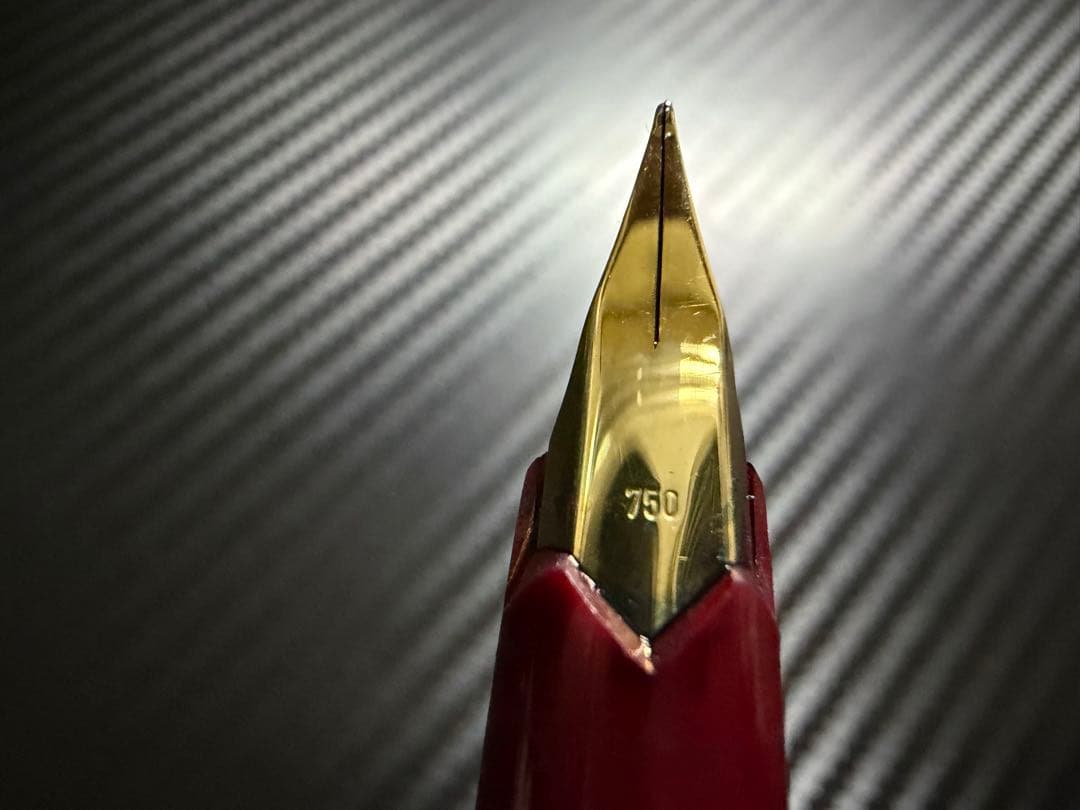 モンブラン No.121 ボルドー EF 極細字 万年筆 - メルカリ