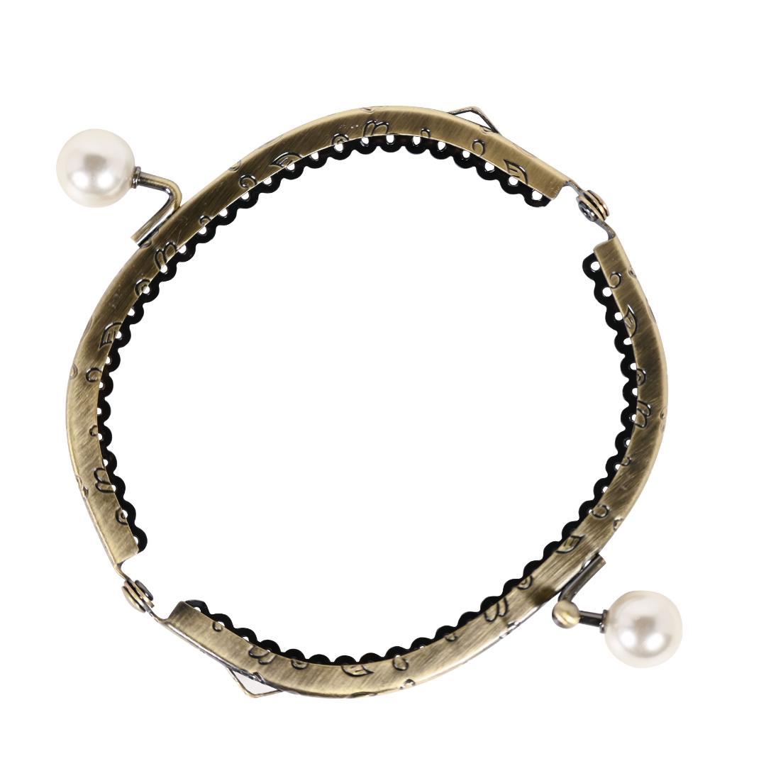 0174 パールがま口 10.5cm 型紙付 100個セット