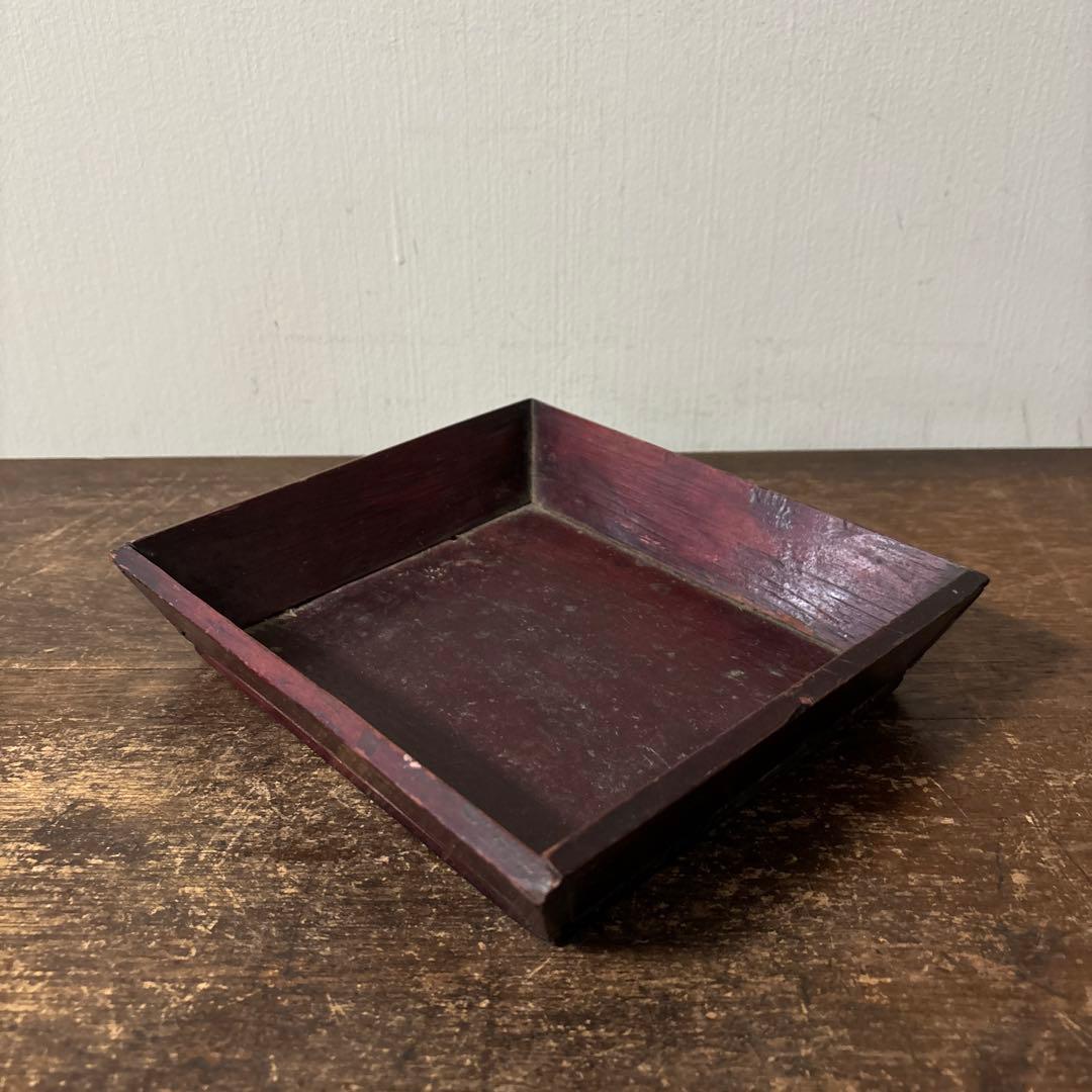 李朝 朝鮮王朝時代 祭祀の器 木皿 1点 ③ アンティーク 韓国骨董 古道具