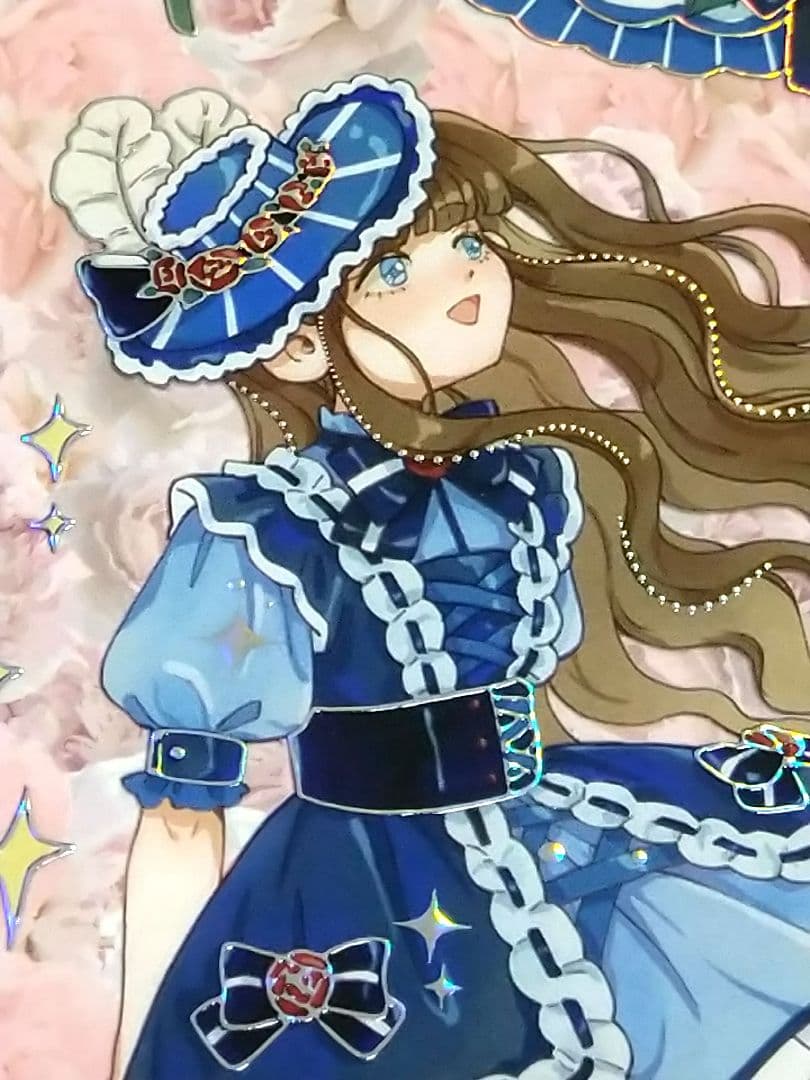 J451＃闺薔薇(镭射银)COZY STUDIO切り売り海外人物マステ女の子