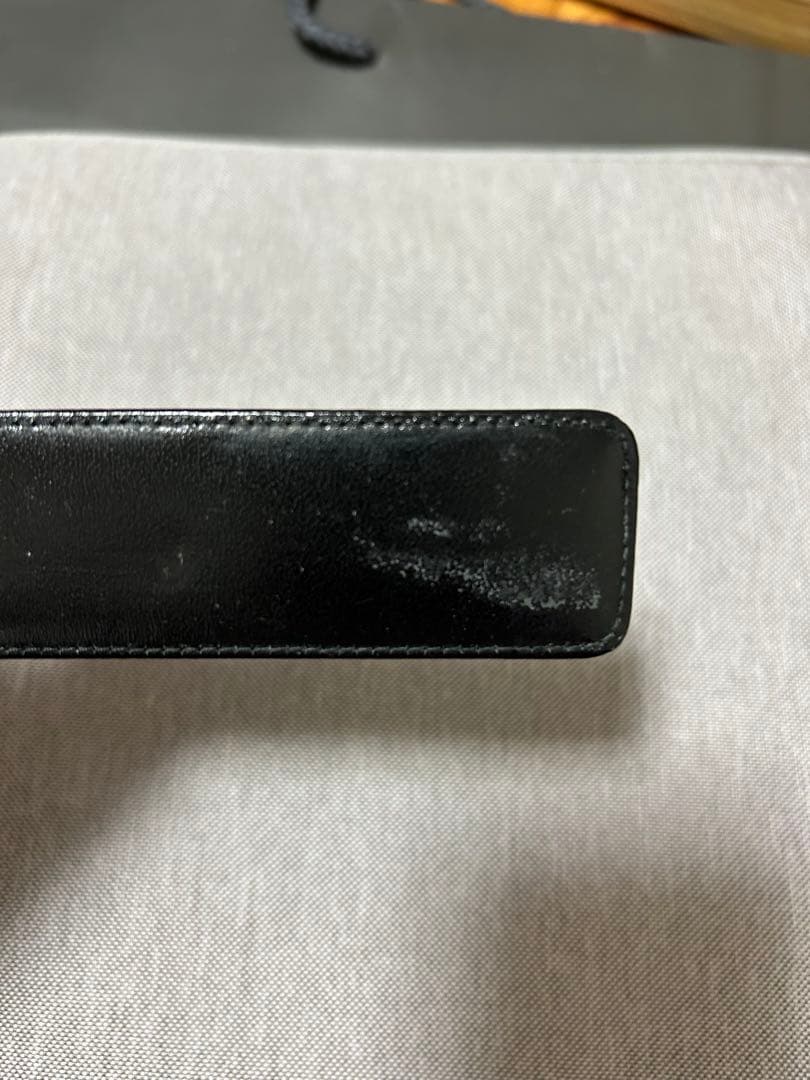 MONTBLANCレザー ペンポーチ 2本差し ブラック Hamburg刻印