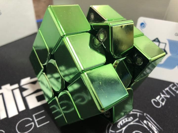 GAN 356XSM Metallic「電気メッキ」緑色 ルービックキューブの通販はau