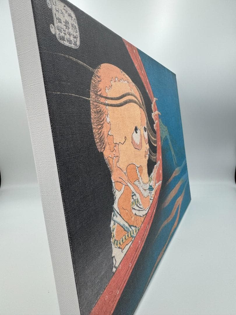 木製パネル アート 葛飾北斎 百物語 こはだ小平二