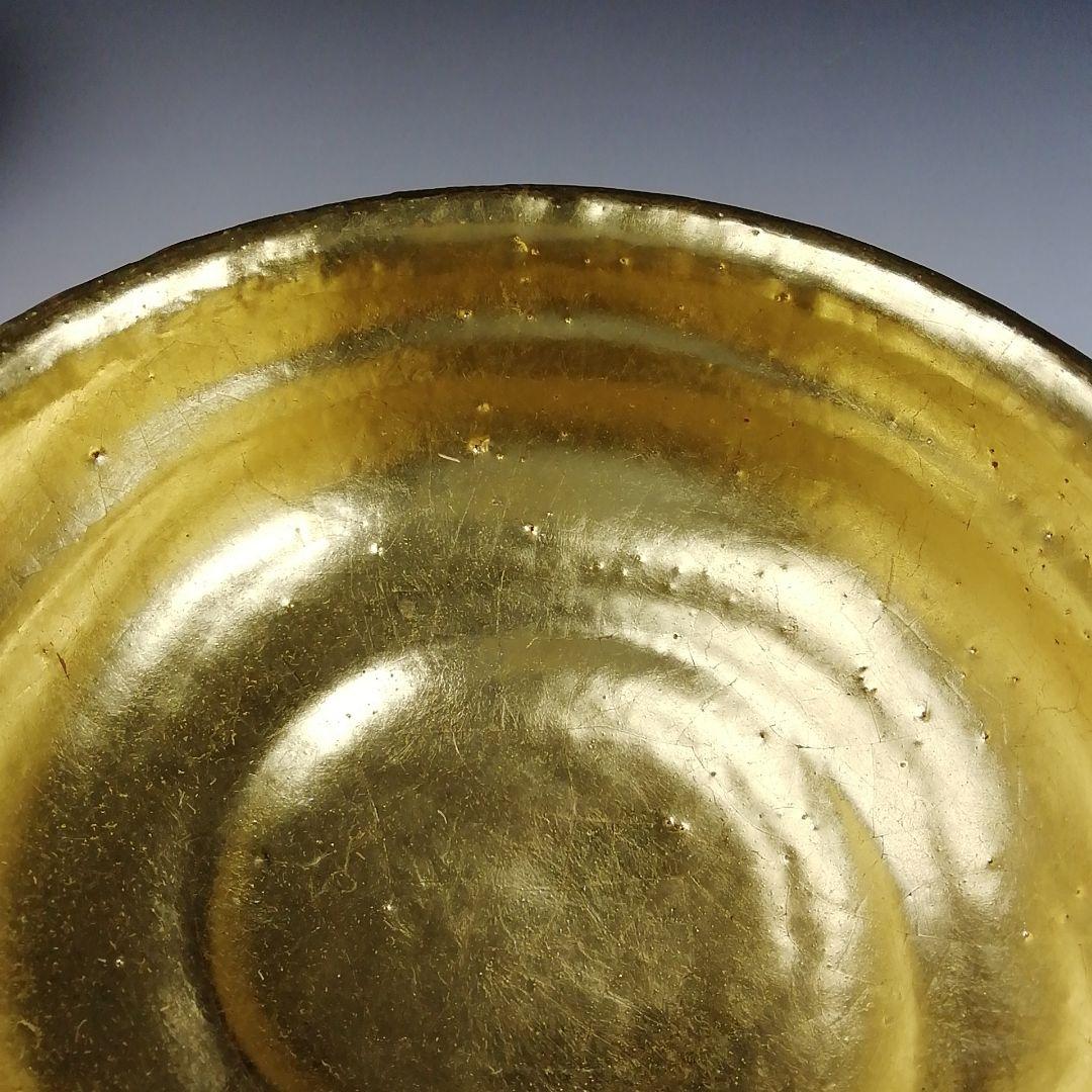 Ｔ８２２　嶋台茶碗　『金銀一双』『宗楽 造』　共箱　茶道具