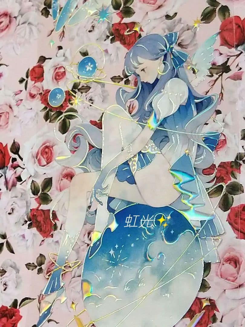 J272＃踏星凌空(虹光)Shine切り売り海外人物マステ女の子