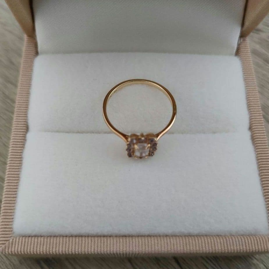 bizoux　ビズー　ムーンストーン×タンザナイト　ジョリー　9号