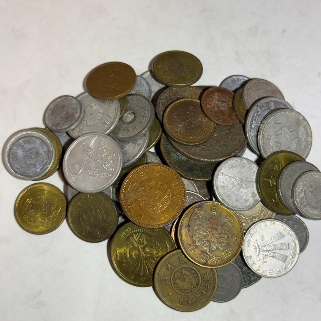 日本古銭まとめ売り 雑銭 150g以上 - メルカリ