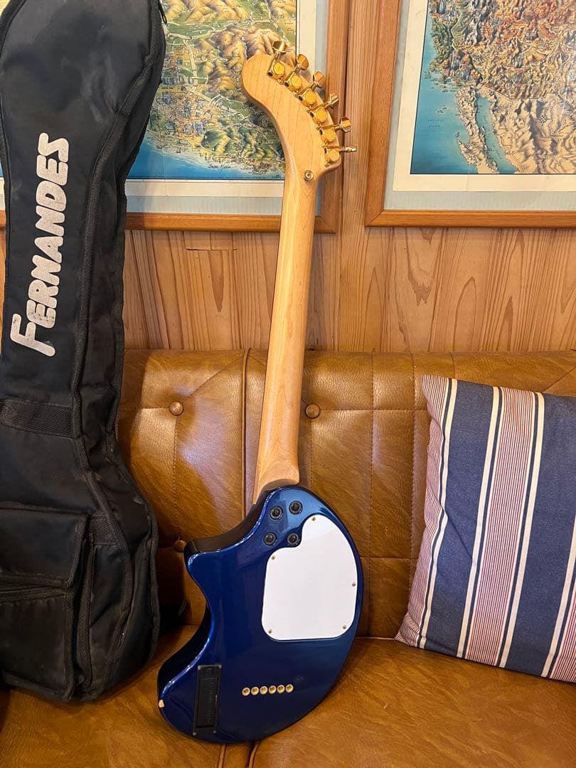 FERNANDES ZO-3C エレキギター　フェルナンデス　ブルー　ケース付き