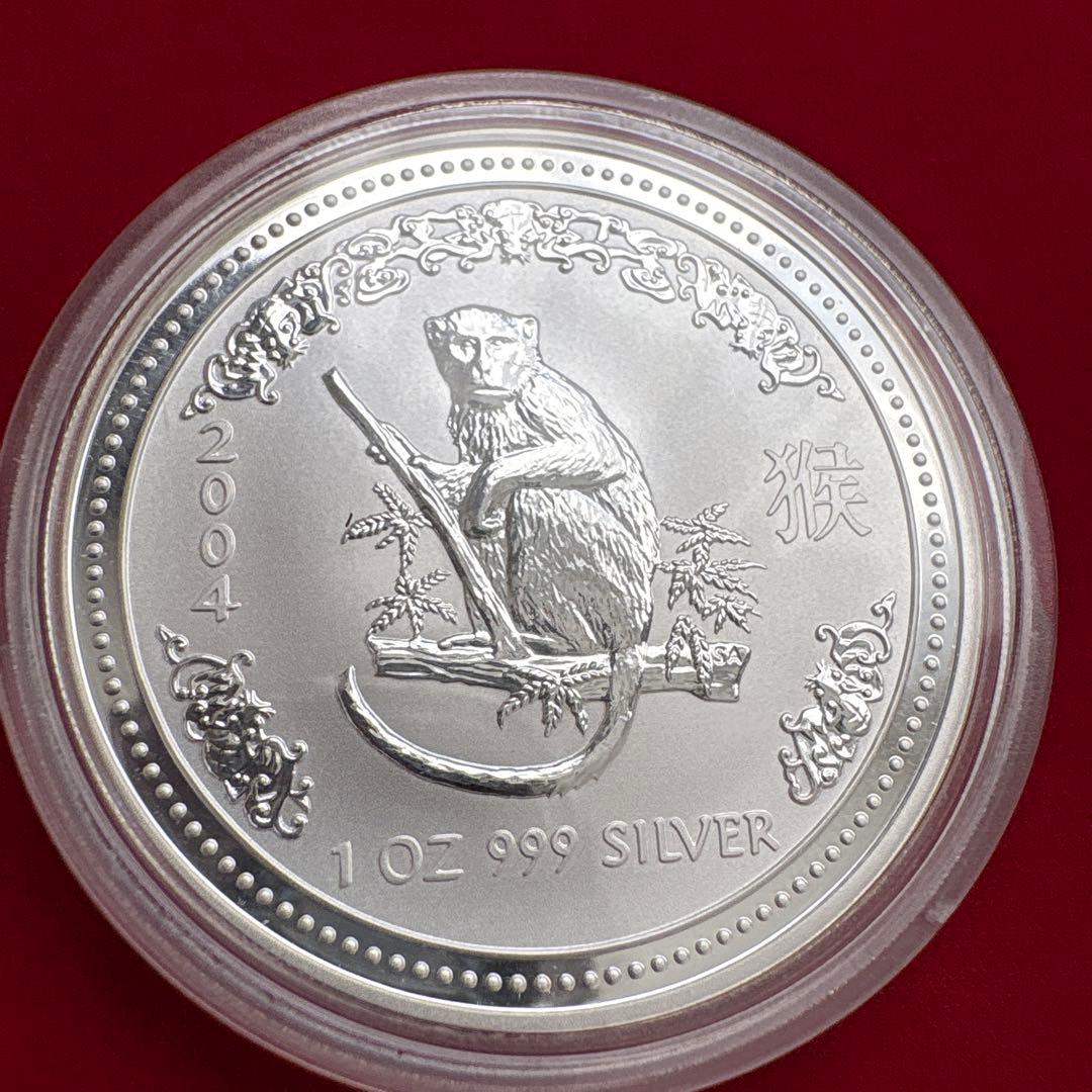 純銀 1オンス silver.999 2004年 銀貨 コイン - メルカリ