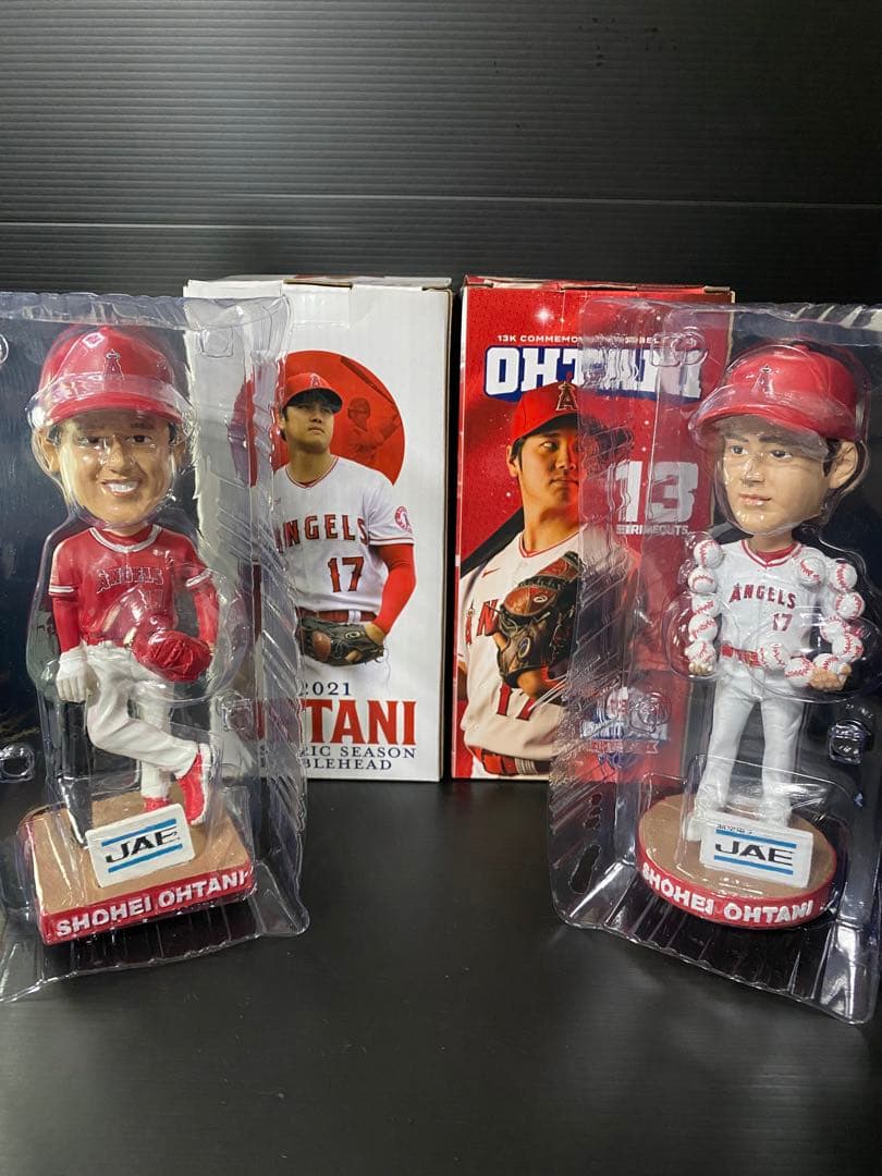 最安値】大谷翔平 2021年2022年シーズンフィギュア 2体セット