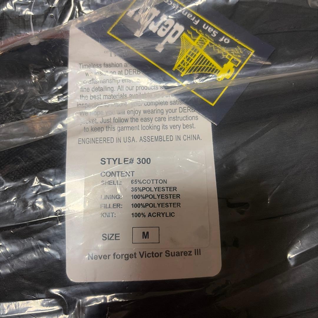 新品 Mサイズ ダービーオブサンフランシスコ 黒 金