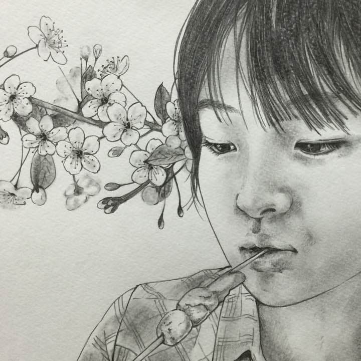 似顔絵イラストオーダー  sample