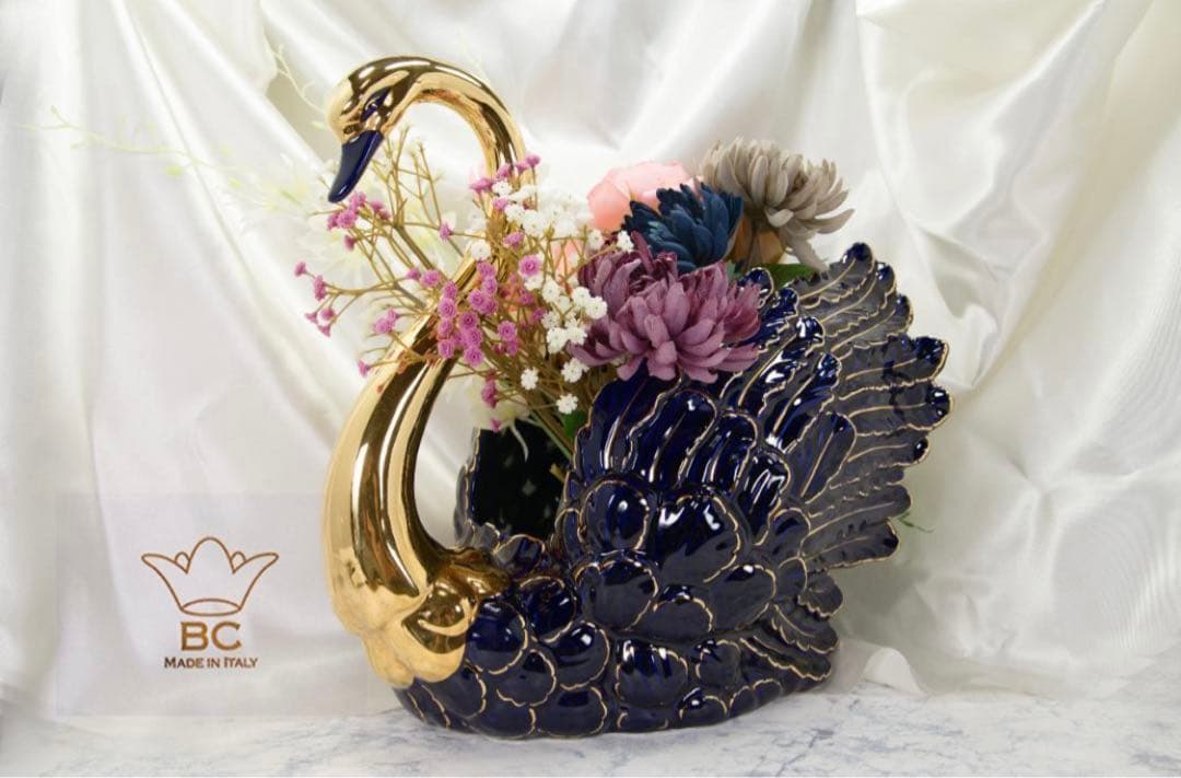 イタリア製金12％ PLUM社 スワン