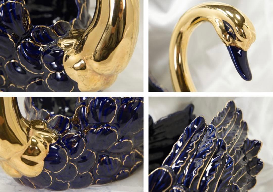 イタリア製金12％ PLUM社 スワン