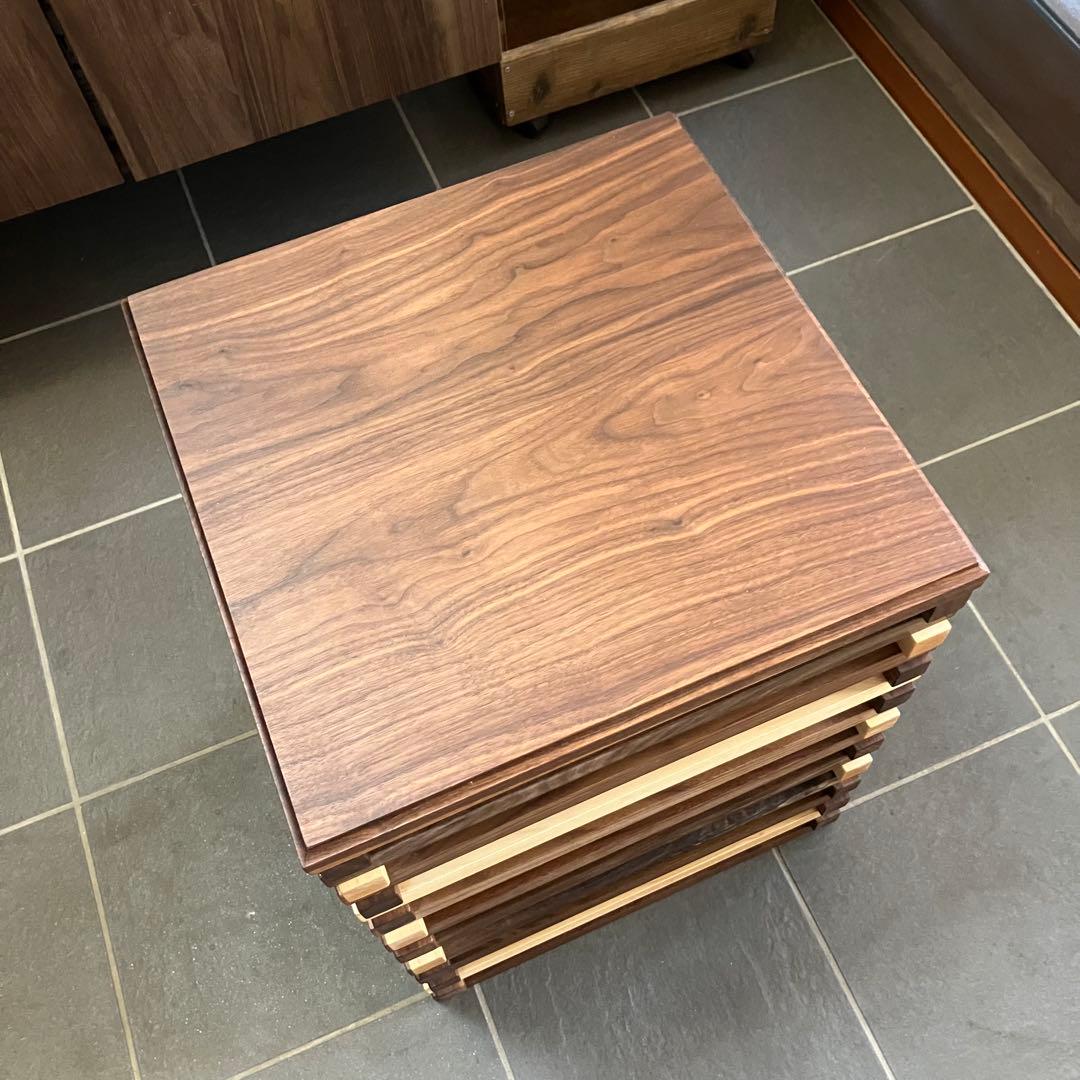 マッキー様用 サイドテーブル フロアランプ ウォールナット 無垢材