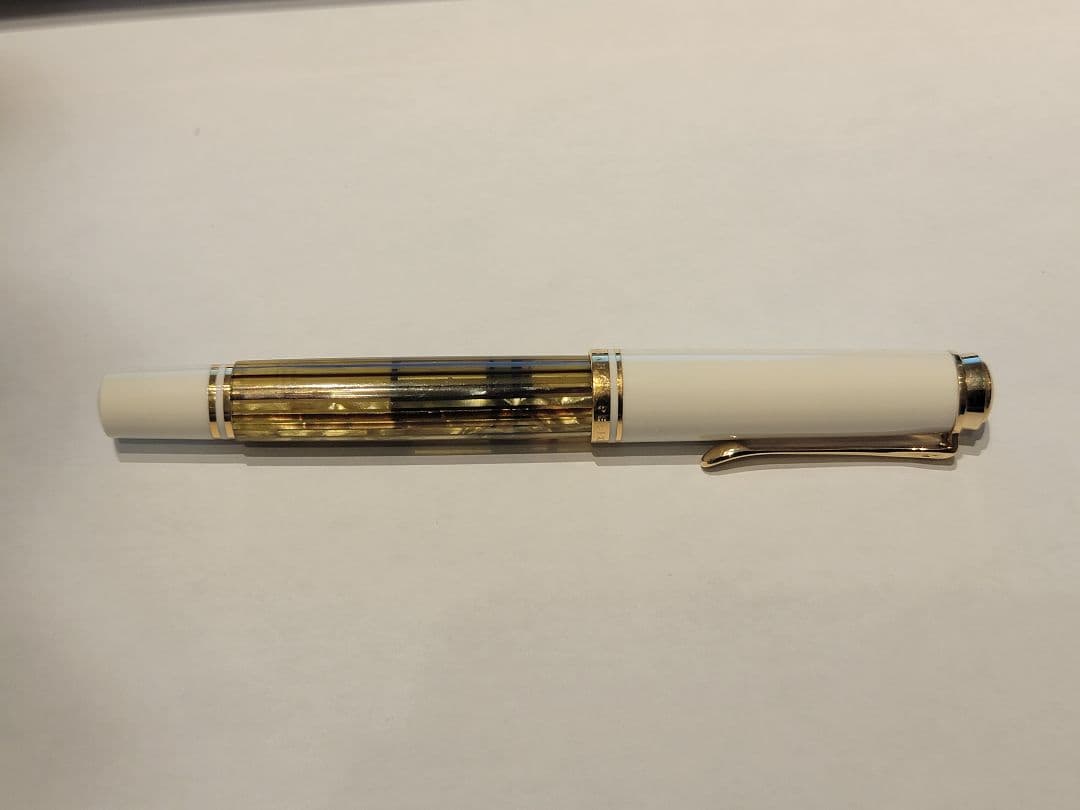 筆記具 PELIKAN Souveran M400 White Turtoise OM