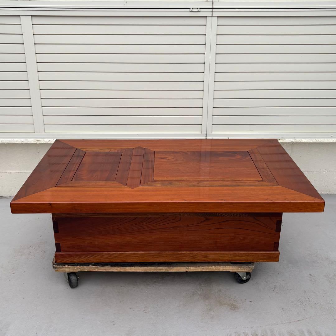 最高級 囲炉裏テーブル 昭和レトロ 火鉢 古民家家具 希少 引き出し