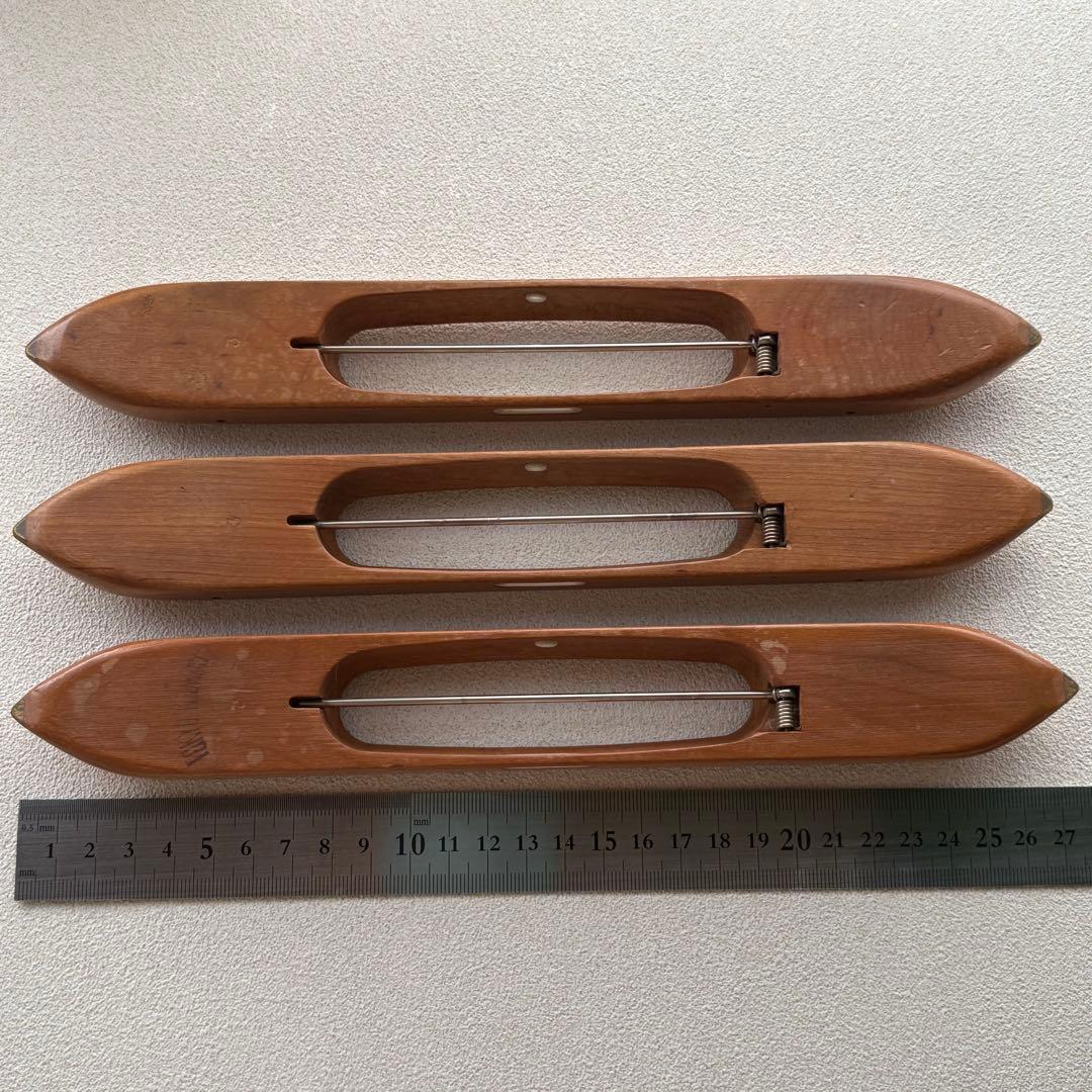 船型シャトル3号（27ｃｍ）東京手織機　３本セット　＋おまけ１本