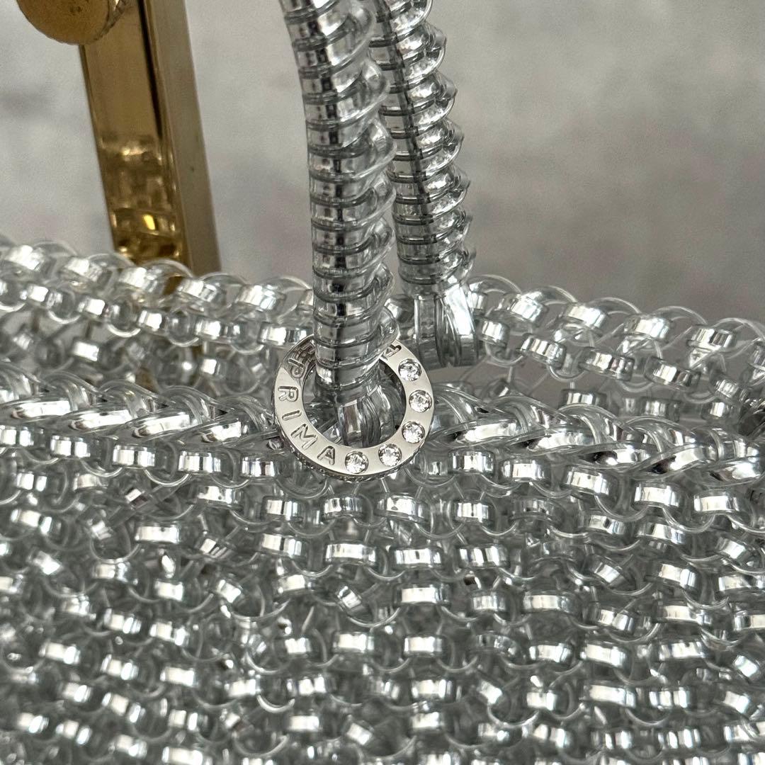 未使用級 アンテプリマ ミニアトゥーラ シルバー チェーン スクエア