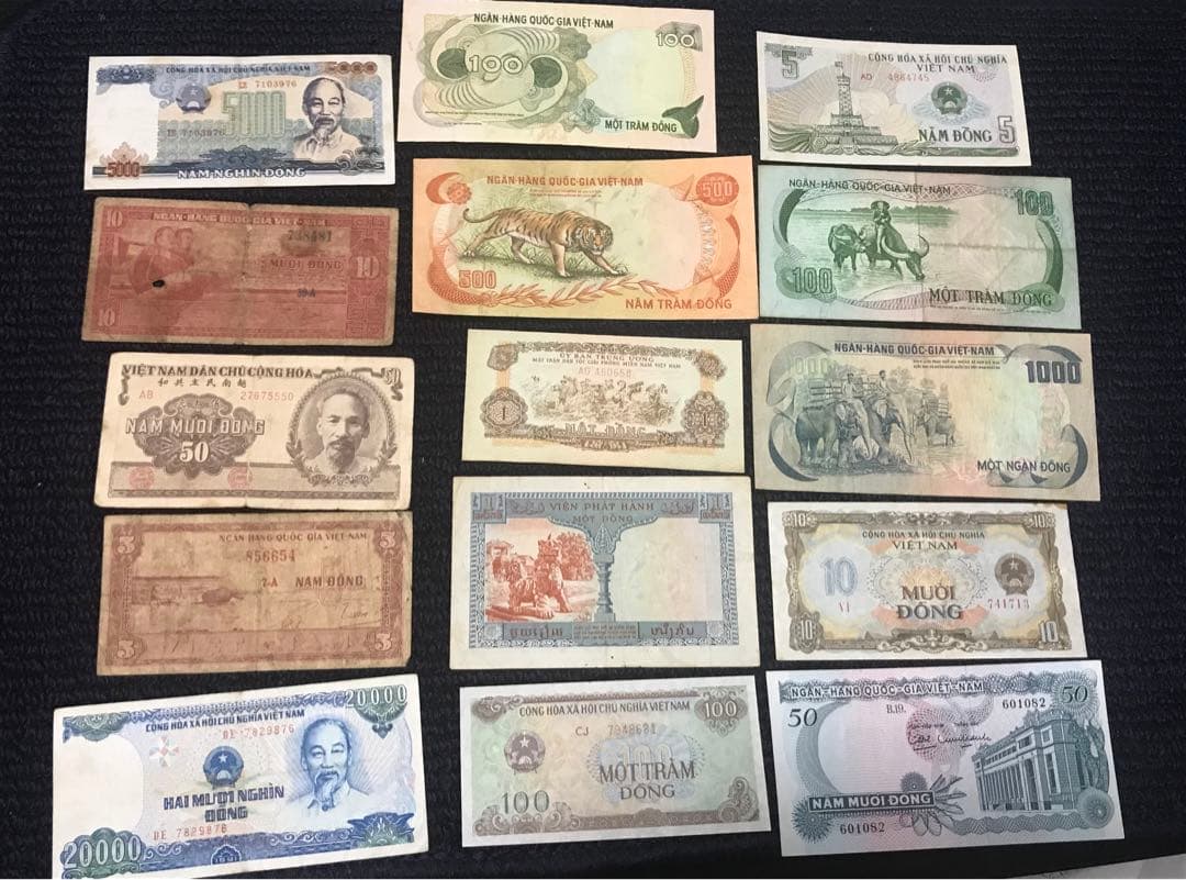 ベトナム 2ドン 切手シート ホーチミンベトナム切手 竹紙 加刷 レア