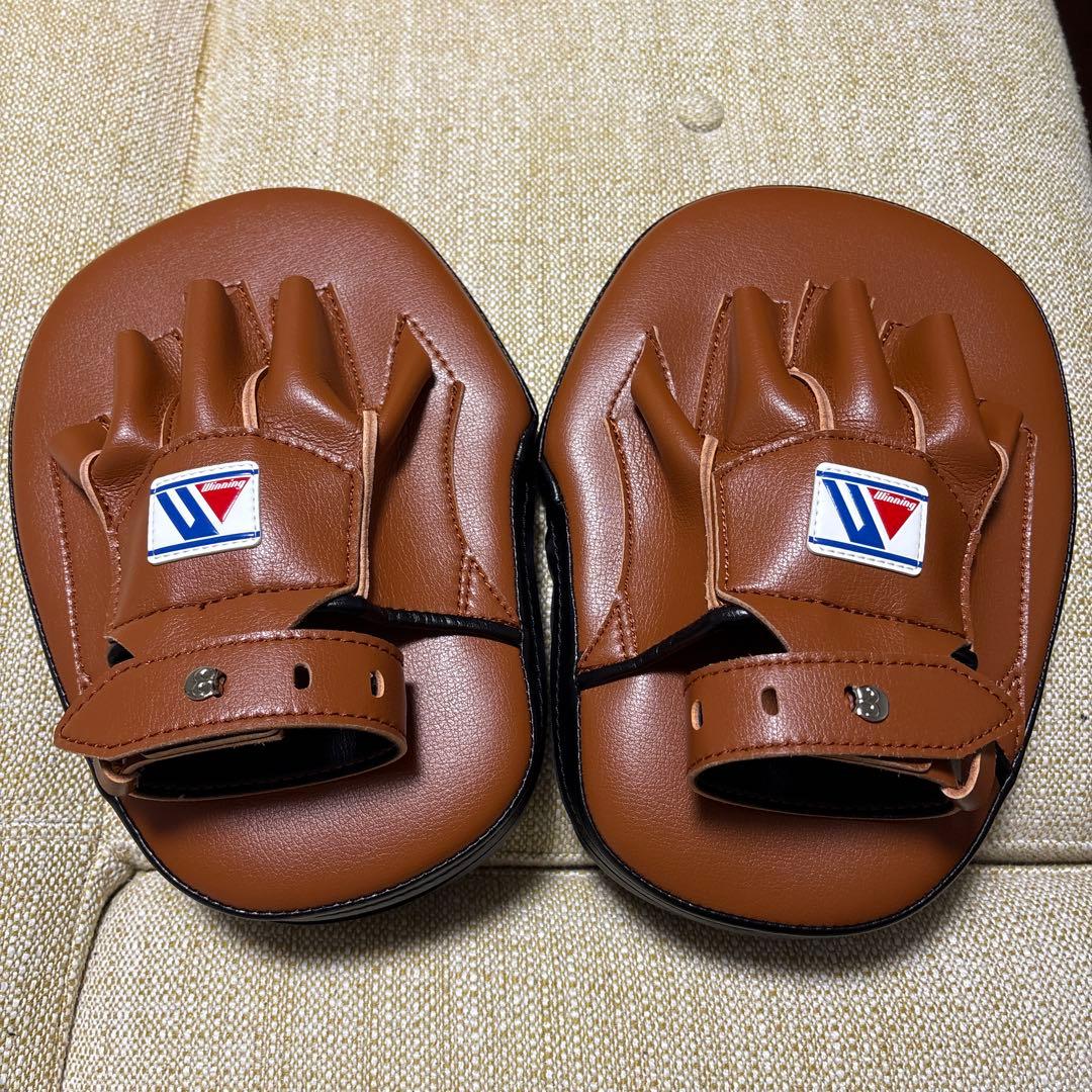 Winning ブラウン パンチングミット - メルカリ