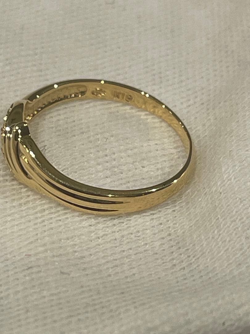 ジュエリーマキ　K18リング　18金指輪　ダイヤモンドリング　18金　k18