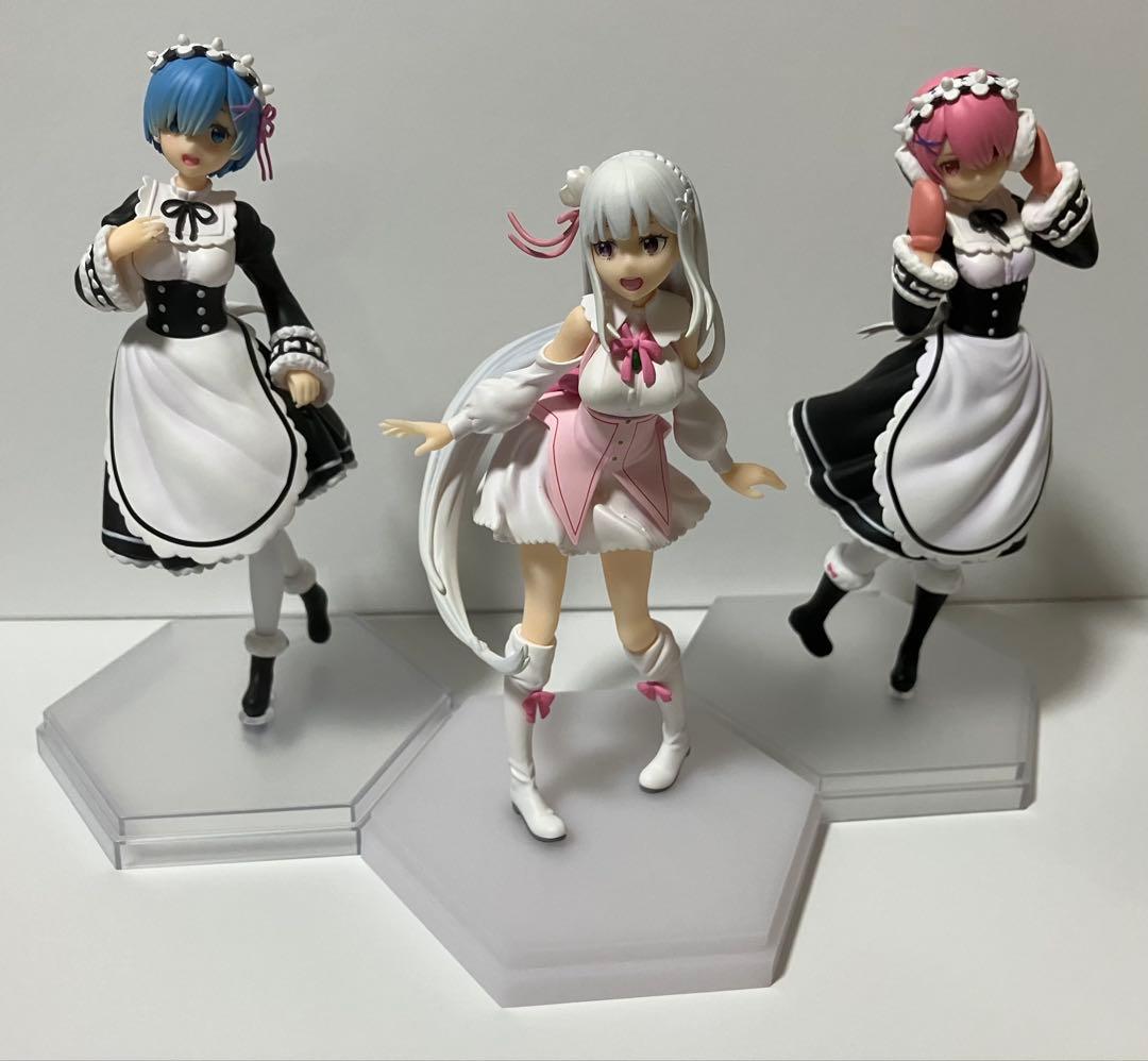 POP UP PARADE エミリア レム ラム 3体セット リゼロ アートスケール