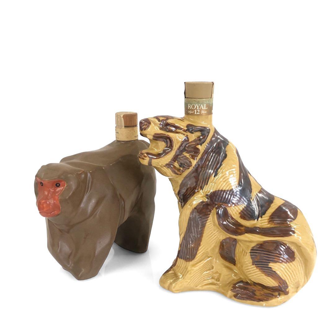 サントリー  12年 干支ボトル 虎 申 セット 600ml サントリー 12年 干支ボトル 虎 申 セット 600ml サントリー 12年 干支