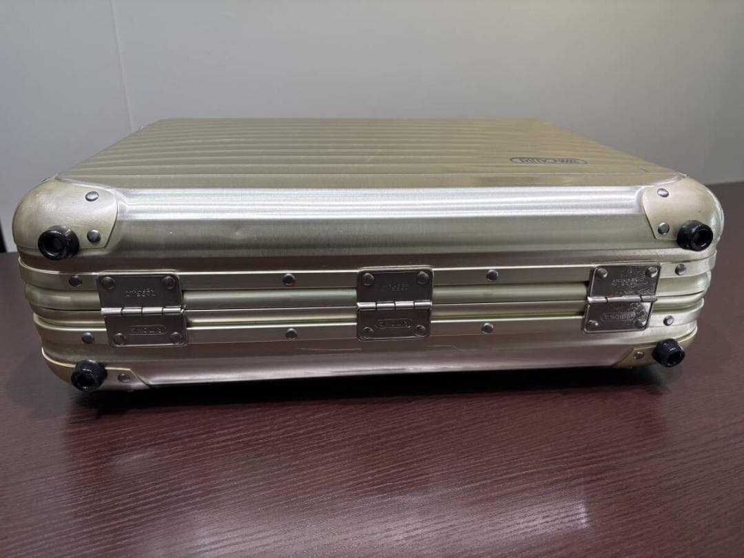 劇レア☆ゴールド☆RIMOWA ジェラルミン23L ドイツ製アタッシュケース