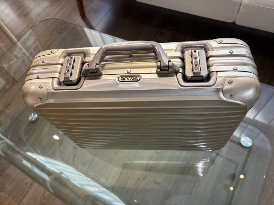 劇レア☆ゴールド☆RIMOWA ジェラルミン23L ドイツ製アタッシュケース