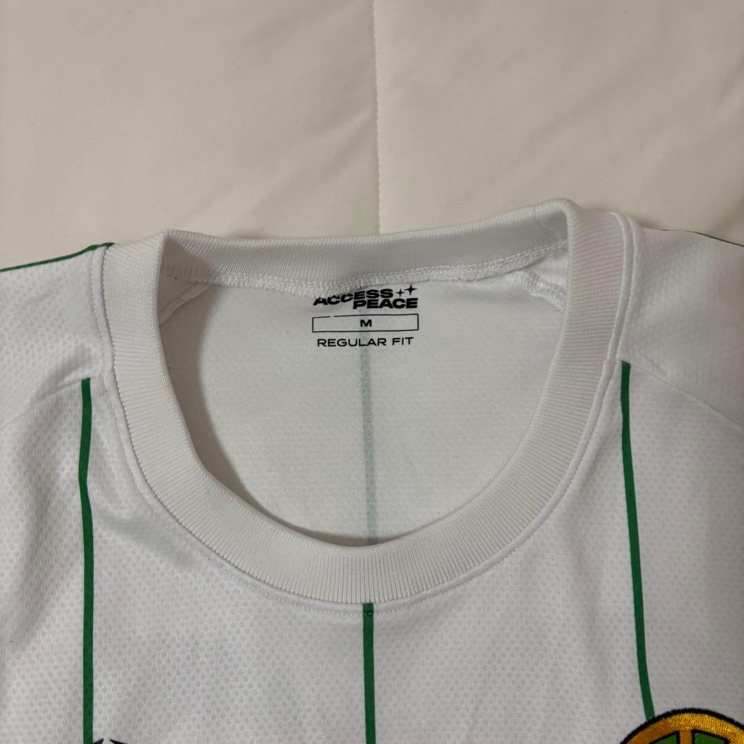 access peace ストライプ ゲームシャツ ロンt paledusk - メルカリ