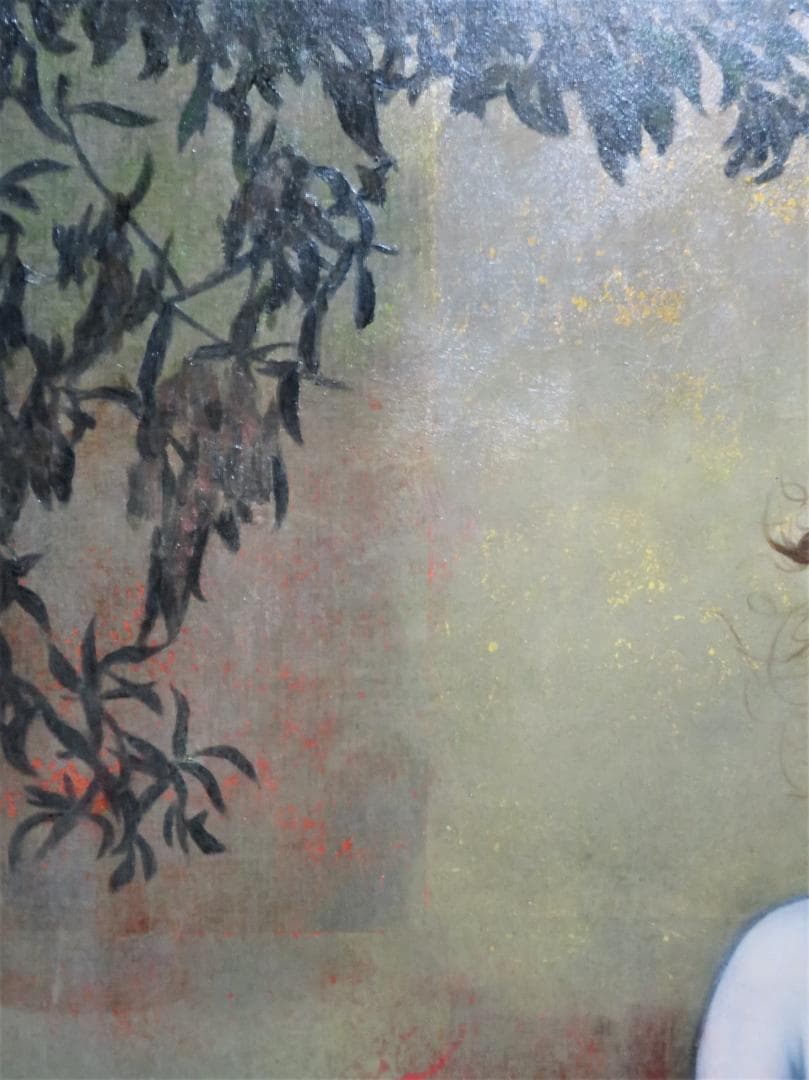 ◇小川以久男 「エウロペ」 油彩F15号 裸婦 ギリシャ神話 安田火災賞 ◇