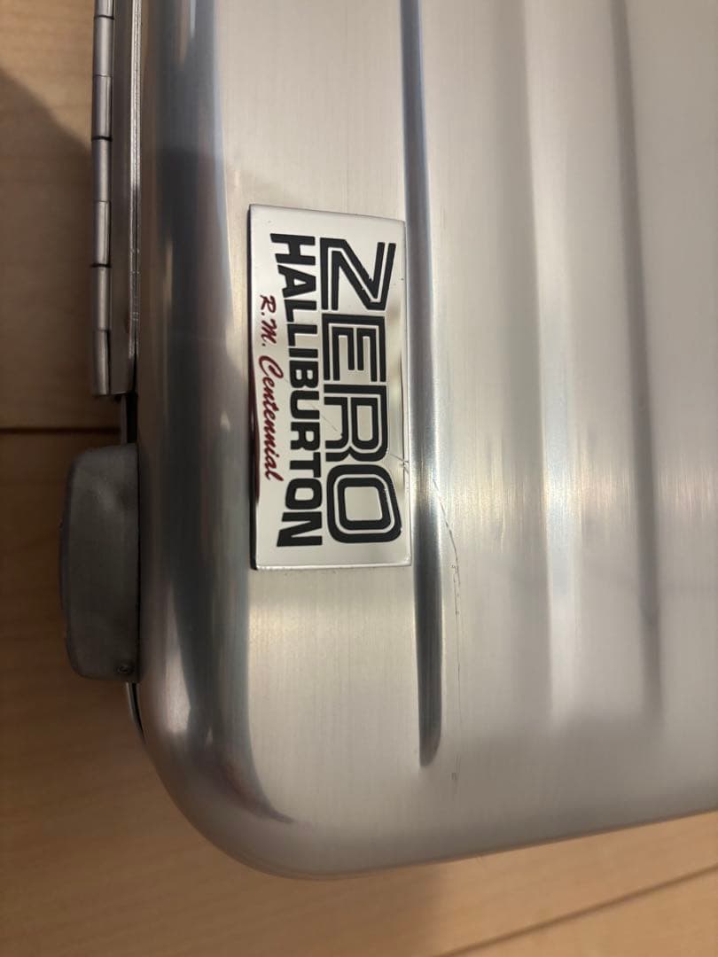 ZERO HALLIBURTON アタッシュケース　クリアハンドル限定品USA製