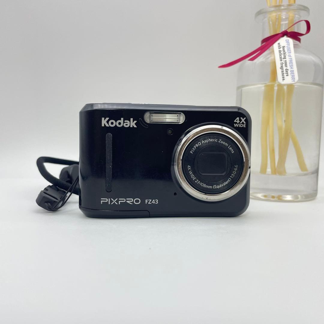 スマホ転送OK✨Kodak PIXPRO FZ43✨動作確認済 単三電池 可愛い