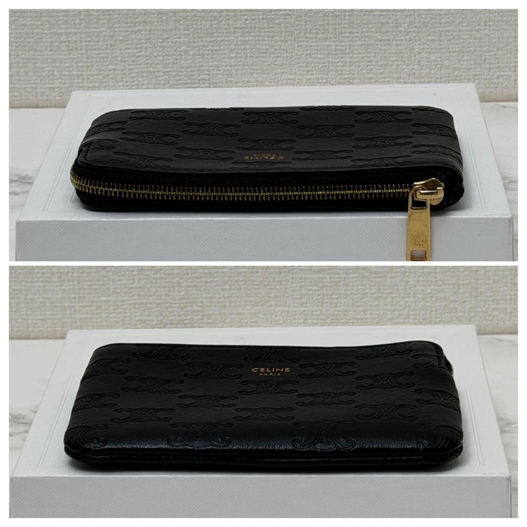 セリーヌ フック付き ＆ カードポーチ ケース ブラック