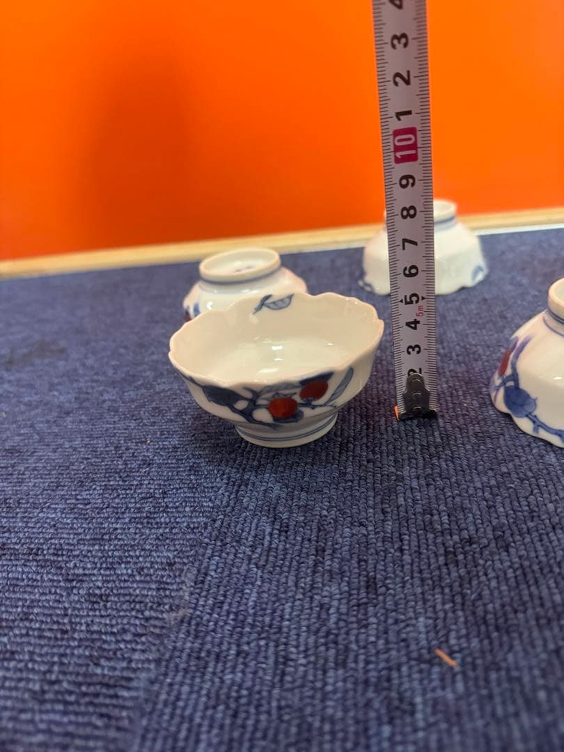 1710 深川製磁 染付柿文 小鉢 5客 8cm 特集 | 有田焼 深川