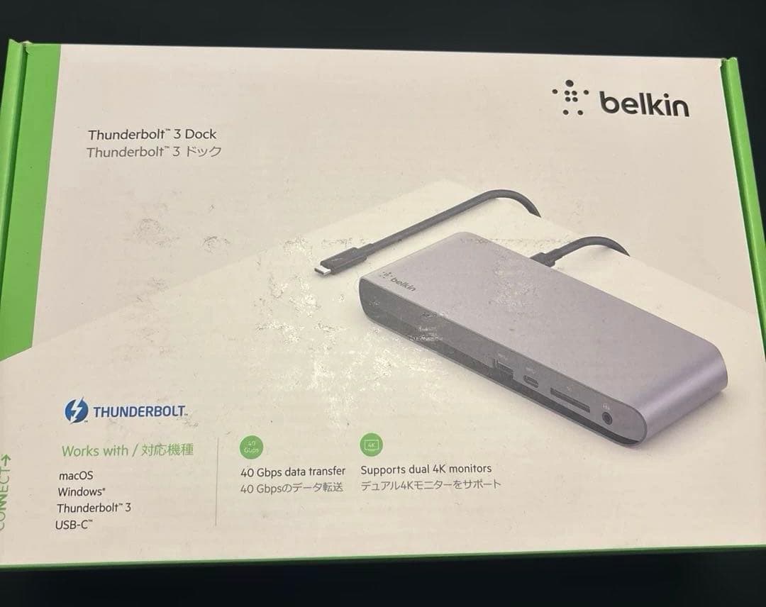 分配器・切替器 Belkin Thunderbolt 3 Dock Amazon.com: Belkin Thunderbolt 3 Dock Pro w/ Thunderbolt 3 Cable