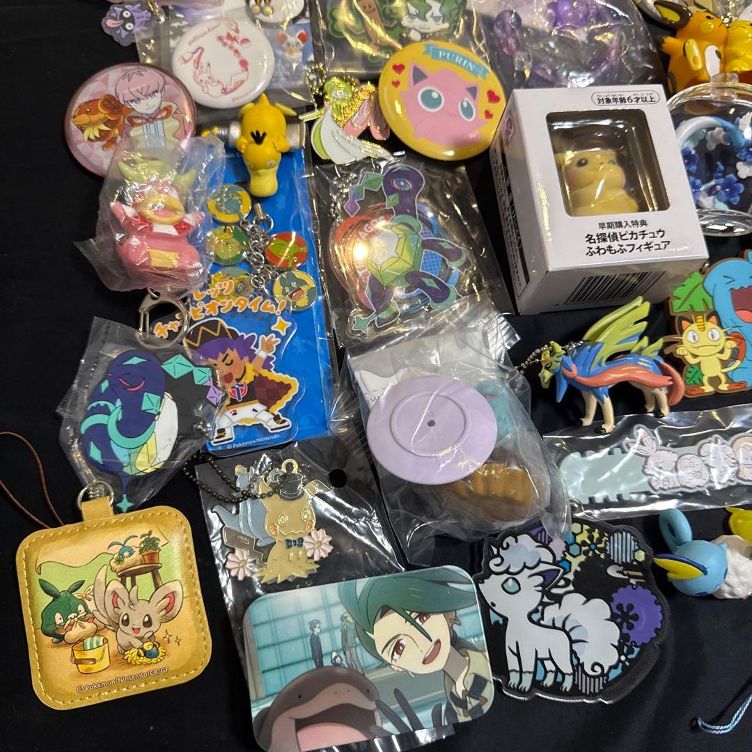 ポケモン 缶バッジ ラバスト アクスタ キーホルダー等 約130点大量