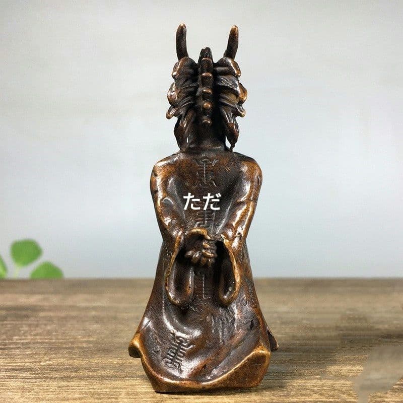 銅 細工 十二支龍香挿 茶道茶寵 招財 納福 風水 置物 工芸品 - メルカリ