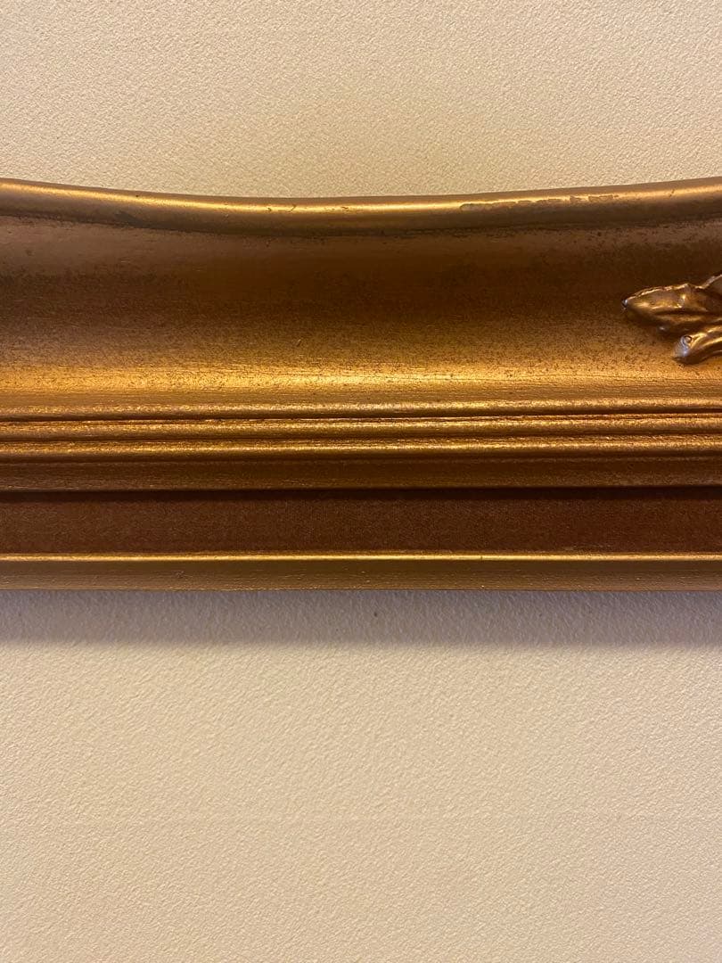 697 木製フレーム アンティーク額縁 ゴールドフレーム 金フレーム 木製