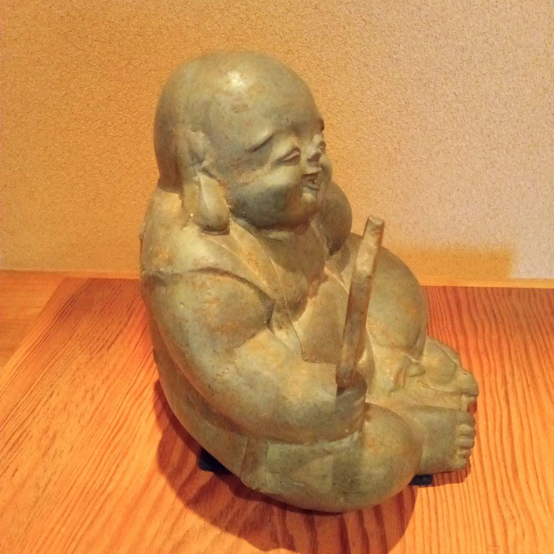 時代物 珍品】布袋像 ブロンズ・銅？製(2.7㌔) - glorybeautysalon.com