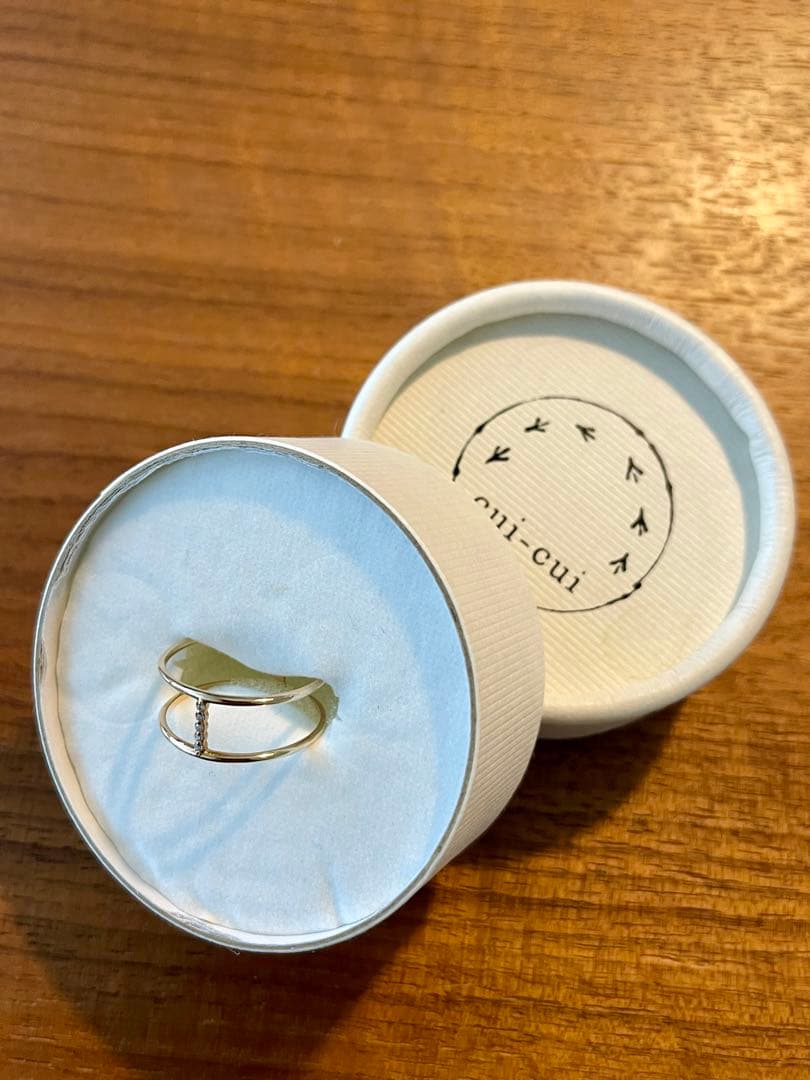 cui-cui k10ダイヤリング　#13 13号　ダイヤモンド　指輪