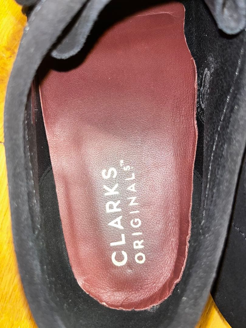 【美品】CLARKS ワラビー ブラック 26cm