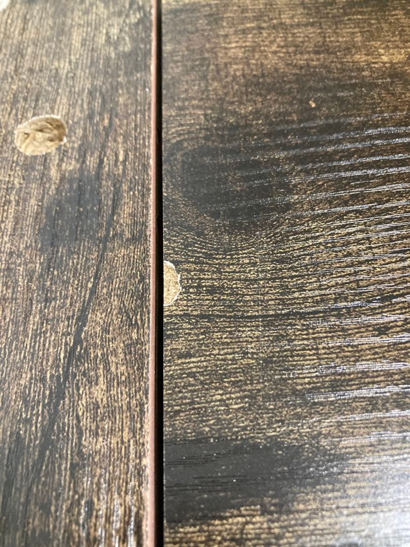 新品未使用⭐️ダークブラウン木製パソコンデスク アンティーク調 一人暮らし