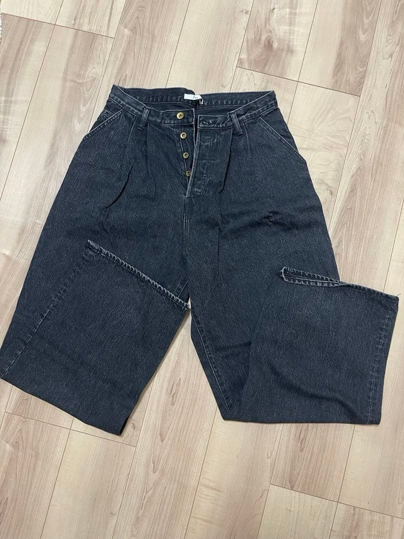 激レア 今市隆二プロデュース RILY 初期 ワイドデニム ブラック - メルカリ