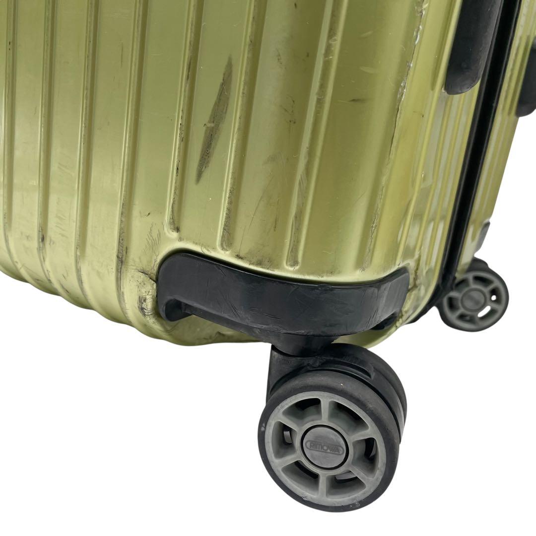 リモワ サルサエアー キャリーケース ライムグリーン 80L 4輪 希少