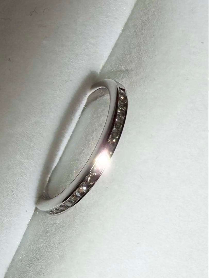 SUWAダイヤモンドリング PT950 ハーフエタニティ