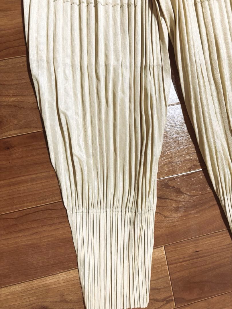 PLATS PLEASE プリーツサルエルパンツ レモンイエロー